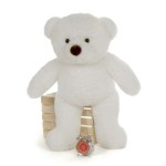 3 Feet Fat and Huge White Teddy Bear